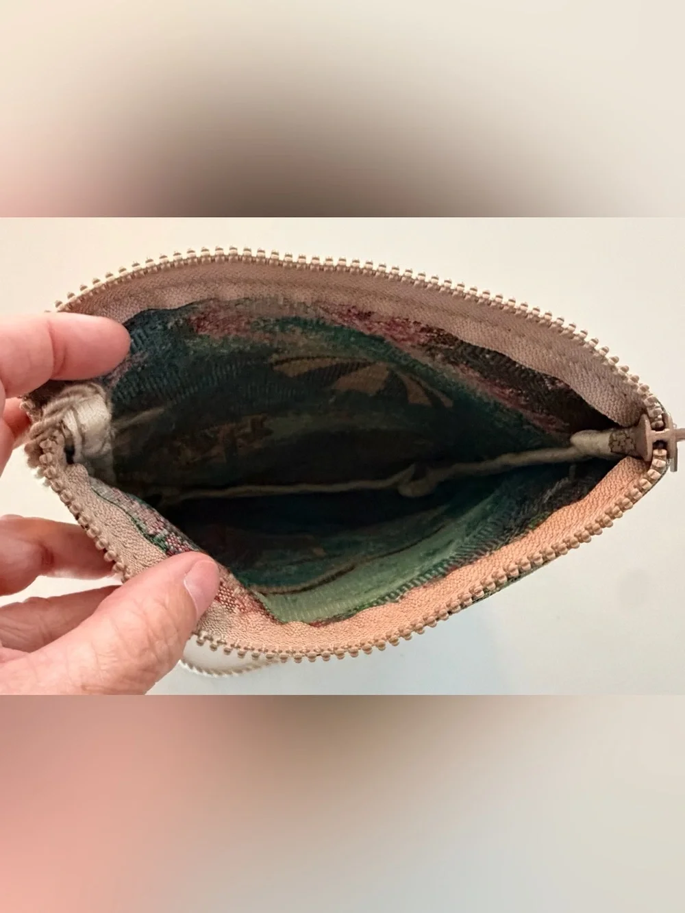 VINTAGE | ladies tapestry beach scene shoulder bag - Picture 11 of 12